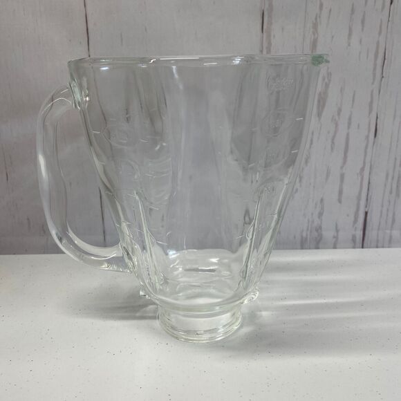 Oster 5 Cup Clover Top Glass Blender Replacement Glass Jar Pitcher 6870 6630 etc - Picture 1 of 7